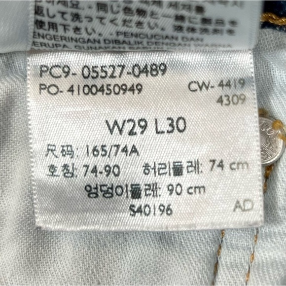 LEVIS Men’s 527 Slim Boot Cut Denim‎ Blue Jeans Size 29/30 Y2K Retro Casual - Picture 9 of 16